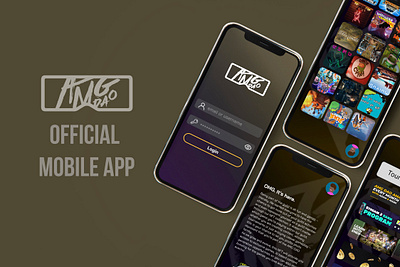 AMG DAO Mobile App UI Design app crypto design figma gaming mobile nft typography ui web3