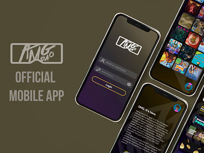 AMG DAO Mobile App UI Design app crypto design figma gaming mobile nft typography ui web3