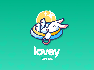 Lovey branding design graphic design identity illustration kids logo logo design toys vector