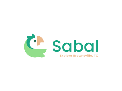 Sabal Logo Design bird brand branding design green illustration logo logo design logotype parakeet parrot product design