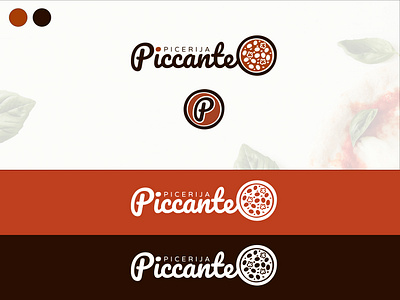 Branding designs - Picerija Piccante branding brandinglogo design graphic design graphicdesign logo logodesign