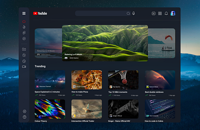 Youtube Redesign figma redesign youtube