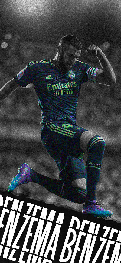 Real Madrid FC - Karim Benzema design graphic design illustration