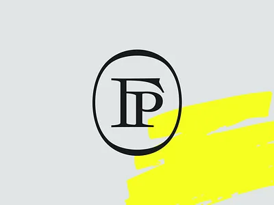 FP Monogram - In Progress branding font fp identity logo monogram typography