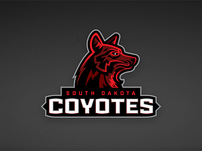 University of South Dakota Rebranding branding college college sports coyotes design graphic design illustration logo rebrand south dakota sports logo university