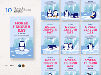 Pinguin Day Instagram Stories stories
