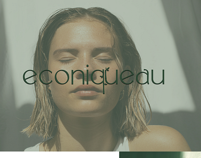 Econique - ecofriendly brand design brand identity branding design ecofriendly elegant graphic design illustrator logo minimalist