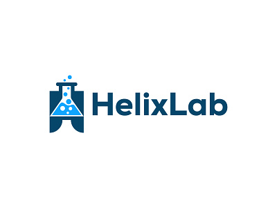 HelixLab logo design blockchain crypto brand brand identity branding creative logo identity lab lab logo labs lettermark logo logo design logos logotype medical minimal minimalist logo modern logo negative space logo symbol