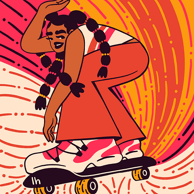 Skater Girl illustration