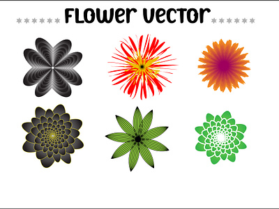 flower vector image 3d animation app branding design email emailsignachur illustration logo ui