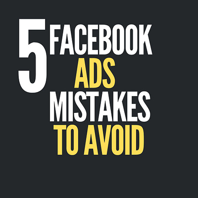 5 Facebook Ads Mistakes to Avoid ads ecpert dogotal marketers dropdhippping website droppshoping store dropshippingstore facebook ads facebook ads campaign facebook advertising fb ads fb advertising fbad instagram ds marketerbabu marketers babu marketersbau