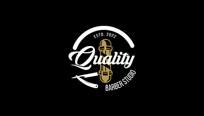 Quality Barber Studio business flyers