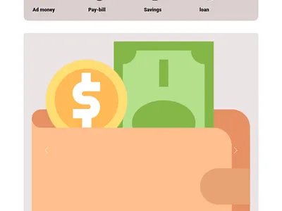 E Banking user friendly Dashboard Templete animation branding design graphic design illustration logo typography ui ux vector