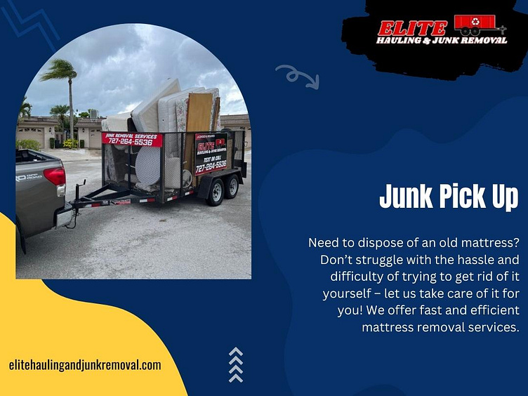 Junk Pick Up St Petersburg by Elite Hauling & Junk Removal on Dribbble
