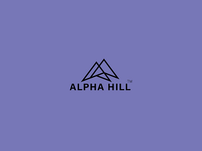 Alpha Hill Logo agency logo branding company logo design graphic design logo logo design logo designer logo maker logo type logos logos design logotype mount logo mountain logo design
