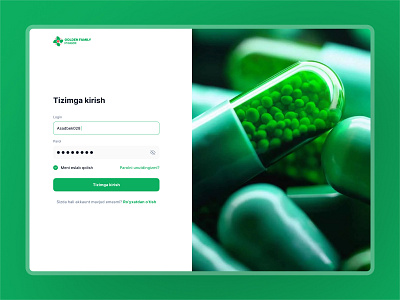 Golden Family Pharm dashboard dashboard design parmacy pharm ui ux