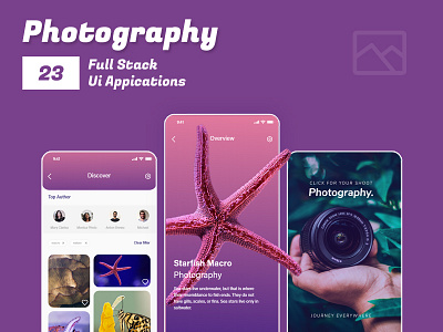 Photo Community App branding community app design minimal photography app photography banner ui application uiux