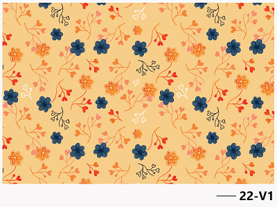 Repeat Pattern 22 adobe illustrator allover pattern design ditsy pattern floral pattern graphic design heart illustration pattern a day pattern art patterns repeating pattern repeatpattern stationary pattern surface design surface pattern surface pattern art surface pattern designer textile print