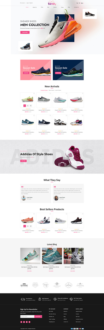 Bendy Shoes 3d banner branding design graphic design illustration logo motion graphics shoes ui vector