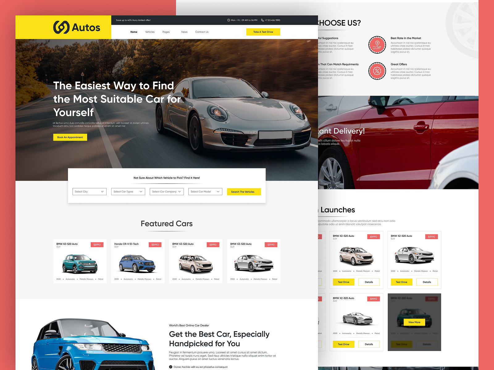 Car Buy & Sell Web UI by Kaushal Bodar on Dribbble