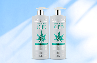 CBD Label Design product packaging box design