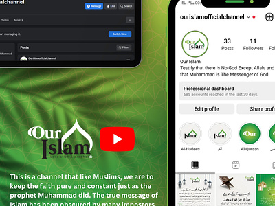 Our Islam Logo, Video, Email Design animation branding design email graphic design illustration illustrator logo ourislam typography ui ux vector