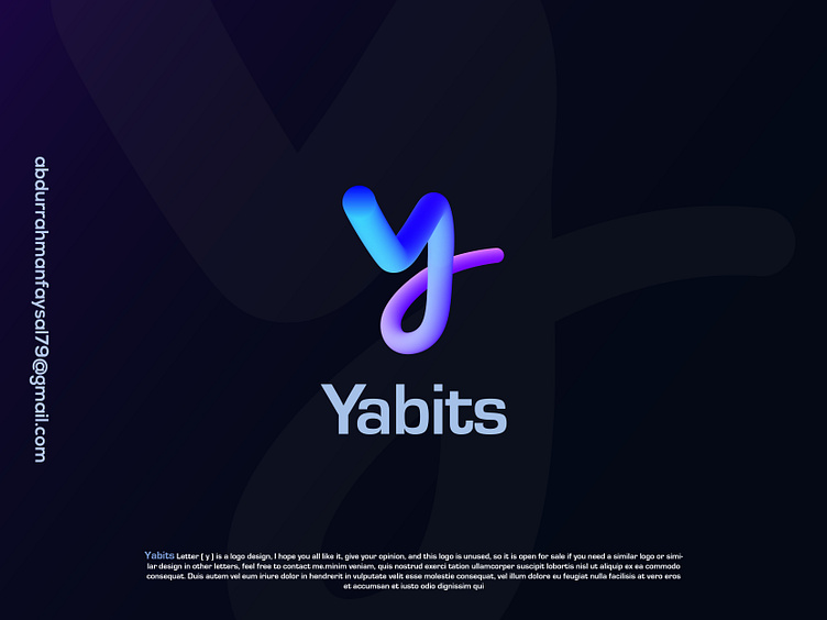 Letter y Logo, colorful, Modern Logo, logo design, branding by Abdur