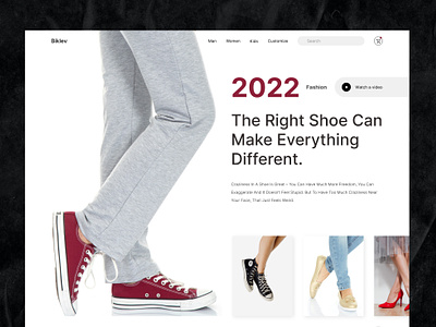 Shoe Web Header bitmate bitmate studio branding clean design clean header design header design header ui hero interface shoe shoe header shose ui ui header uiux ux web web design website