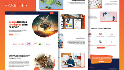 Landing Page Design for Cloud-based Application landing page design landingpage ui ui design website concept website design