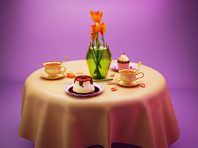 3d illustration 3d 3d art 3d coffee 3d colors 3d cozy 3d design 3d flowers 3d graphic design 3d illustration 3d room coffee design georgia graphic design illustration tbilisi