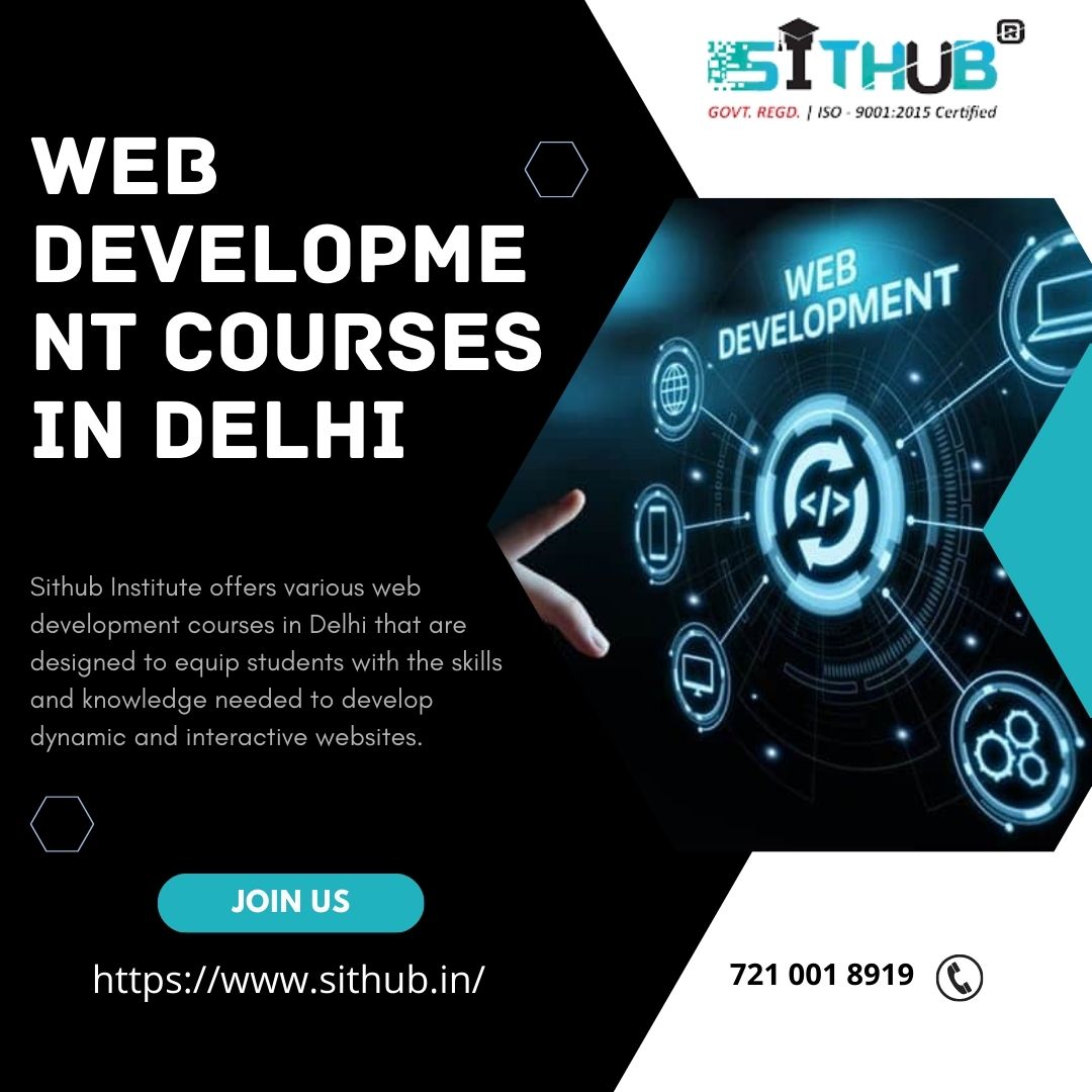 Web Development Courses In Delhi By Sit Hub On Dribbble