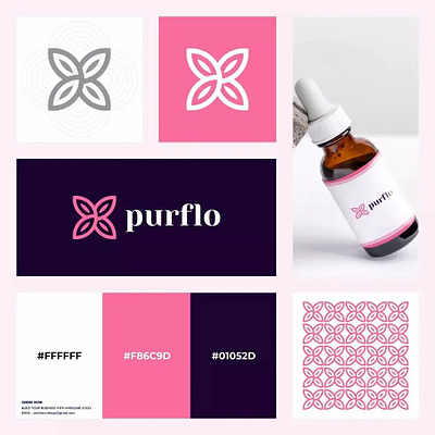 Brand Identity Design purflo qatarbusiness