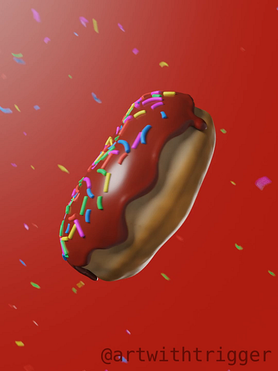 Donut Animation 3d animation delicious graphic design motion graphics