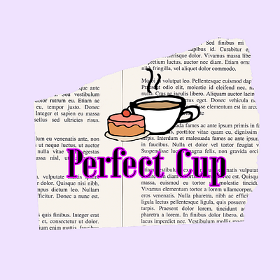Perfect Cup ad branding coffee graphic design ill illustration instagram logo social media vintage