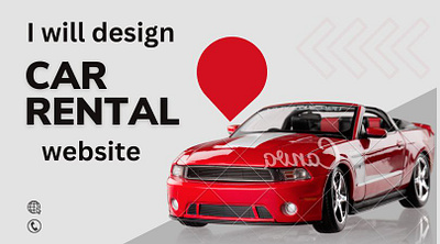 I will design car rental website app designing html java python shpify website wix wordpress