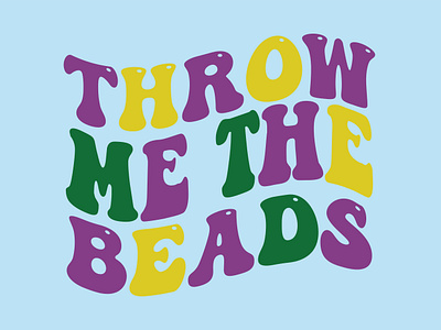 throw me the beads 3d animation app branding design graphic design illustration logo ui