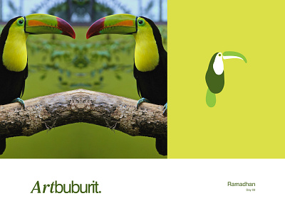 ARTbuburit Logo Day 0.3 animal bird branding design green idea ikon illustration logo minimalis vector zoo