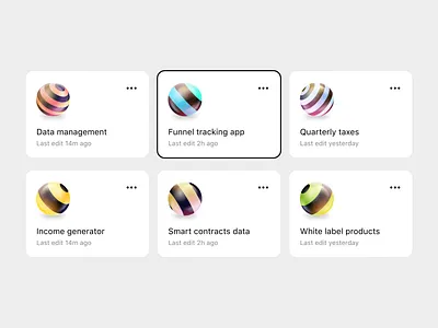 saas application components app app cards application b2b cards components design design system enterprise product product design ui user interface