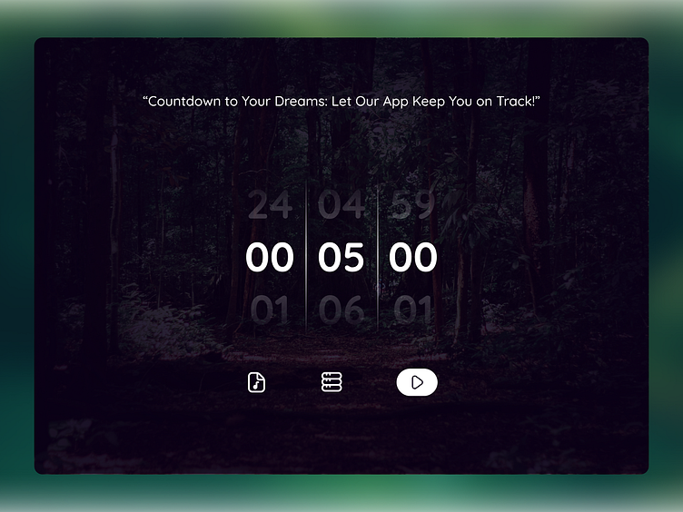 Countdown Timer  & Mobile App by Otar Davitashvili on Dribbble