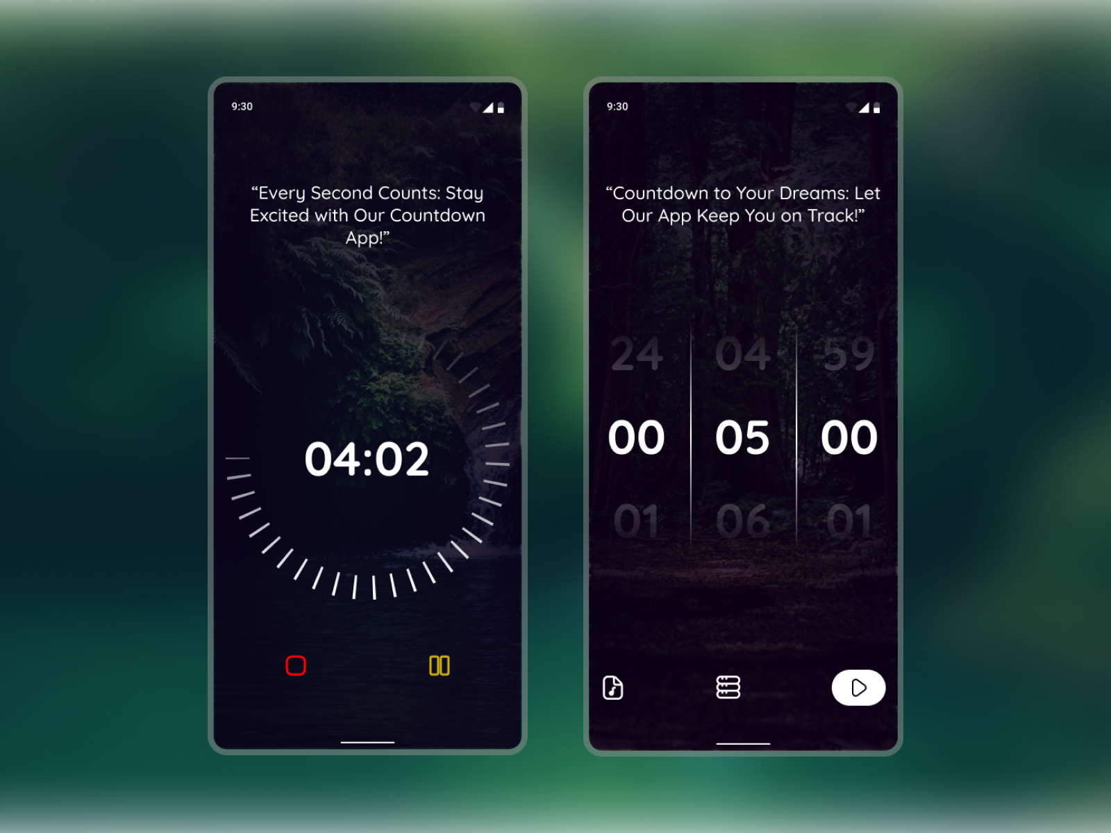 Countdown Timer  & Mobile App by Otar Davitashvili on Dribbble