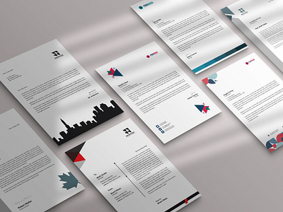 professional letterhead graphic design free download