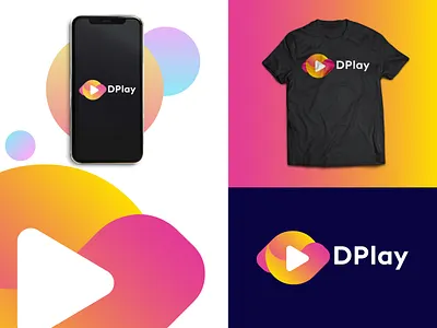 Dplay Logo & App Branding 2d logo 3d logo abstract logo app logo blockchain branding calligraphy flat logo gradient icon illustration lettermark logo design logofolio logotype symbol tecch logo typography ui design ux design