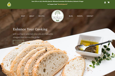 Pinhurst Olive Oil WordPress Woocommerce PHP branding design graphic design logo ui ux website