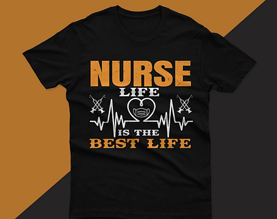 Nursing T-shirt Designs branding design design t shirt graphic design illustration nurse nursing tshirt design t shirt typhograpy