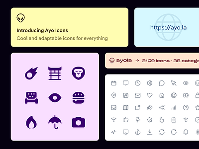 Ayo Icons design design asset graphic design icon icon design icon set iconography icons premium premium icon set uiux