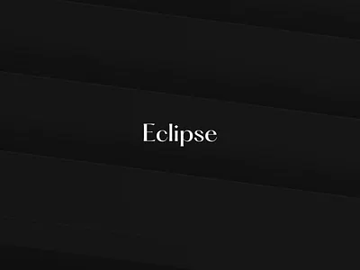 Eclipse logotype brand branding graphic design icon illustration logo typography vector