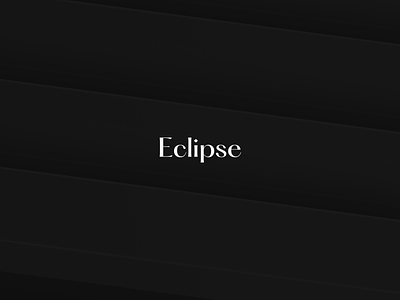 Eclipse logotype brand branding graphic design icon illustration logo typography vector