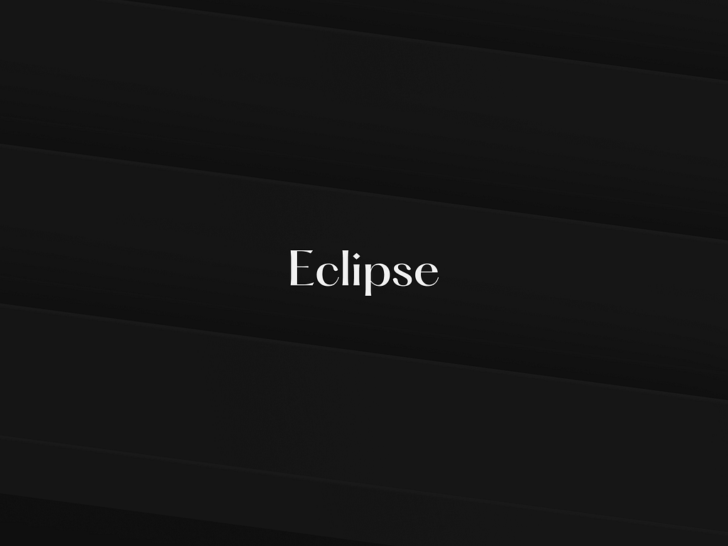 Eclipse logotype by Helen Jhones on Dribbble