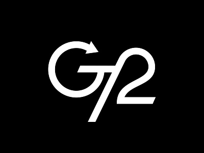 G72 design g72 lettering lettermark logo number logo text logo typo typogaphy wordmark