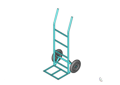 Cargo Cart 3d 3ddesign 3dfreecad 3dmodeling 3dproduct